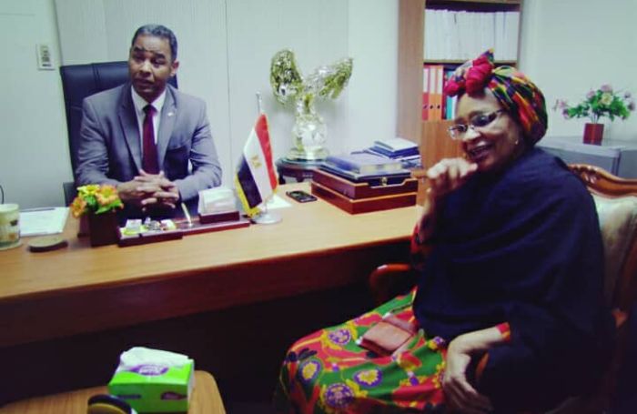 The visit of His Excellency Ambassador / Ahlam Al-Mahdi, Chairman of the Board of Directors of the A